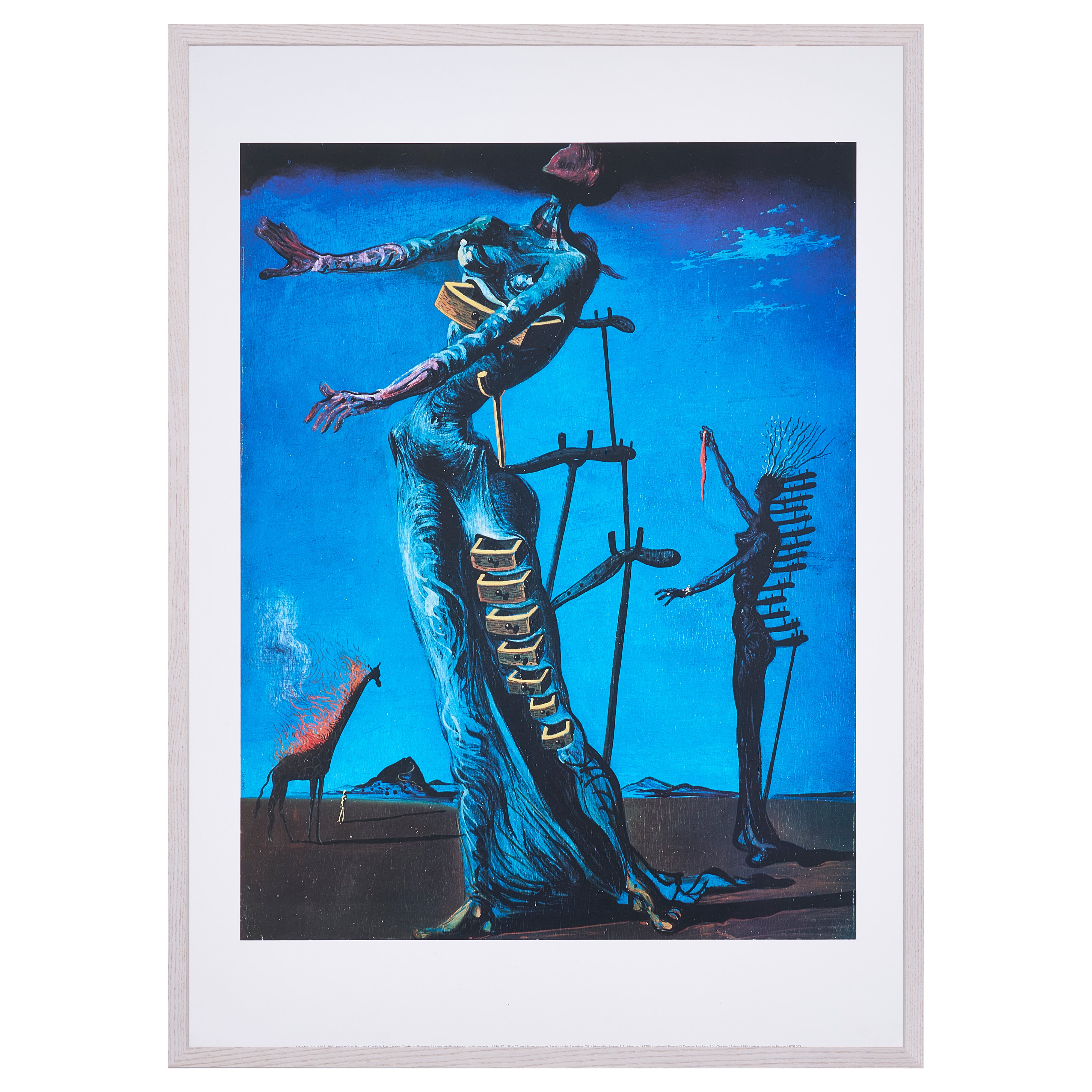 サルバドール・ダリ ファイアー ファイアー ファイアー 180 /250手書き