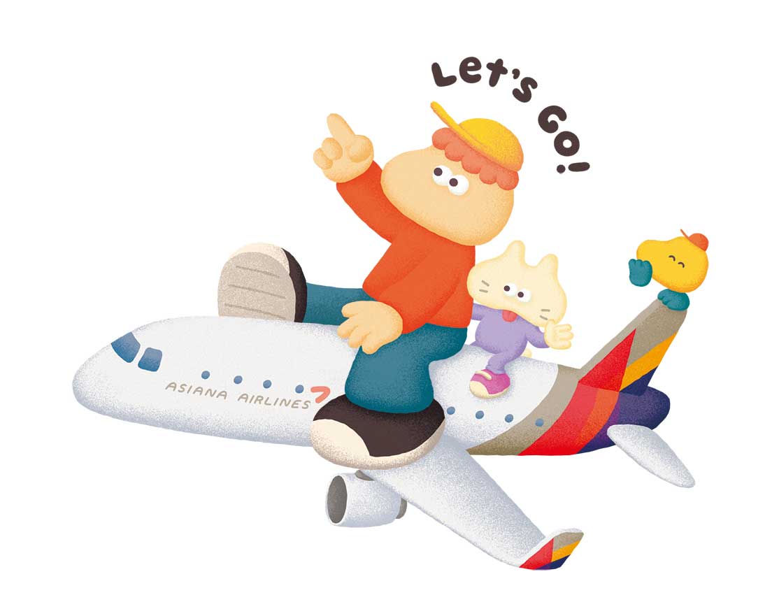 次にソウルに行くときもアシアナ航空がいいな。／ASIANA AIRLINES