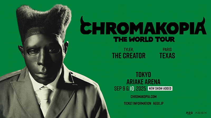 タイラー・ザ・クリエイター、8年ぶり来日公演「CHROMAKOPIA: THE