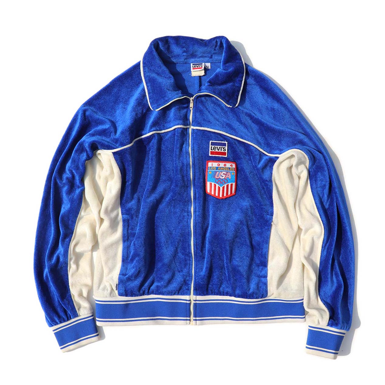 POST JUNK / 80's LEVI'S オリンピック ベロアジャージ [XXL]