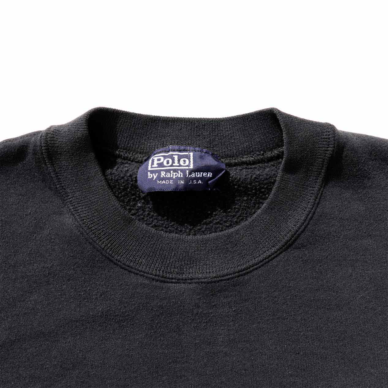 POST JUNK / 80-90's ブート POLO RALPH LAUREN ブラック クルーネック