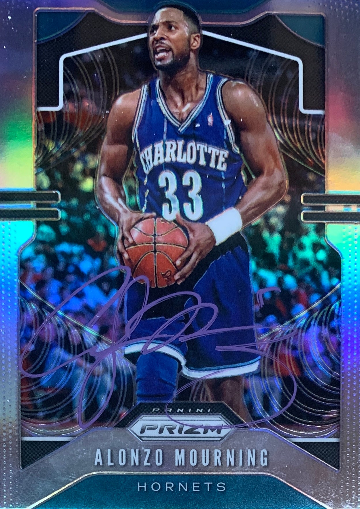 Alonzo Mourning Auto psa9 panini