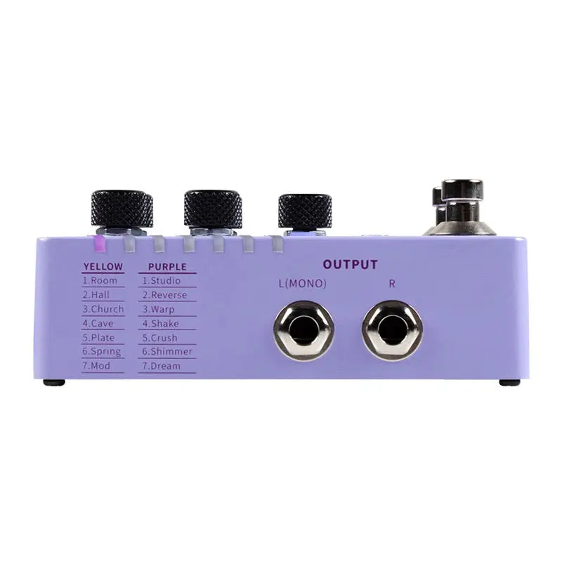 MOOER R7 X2 Reverb Pedal | Guitar Effect Pedals | Ploutone