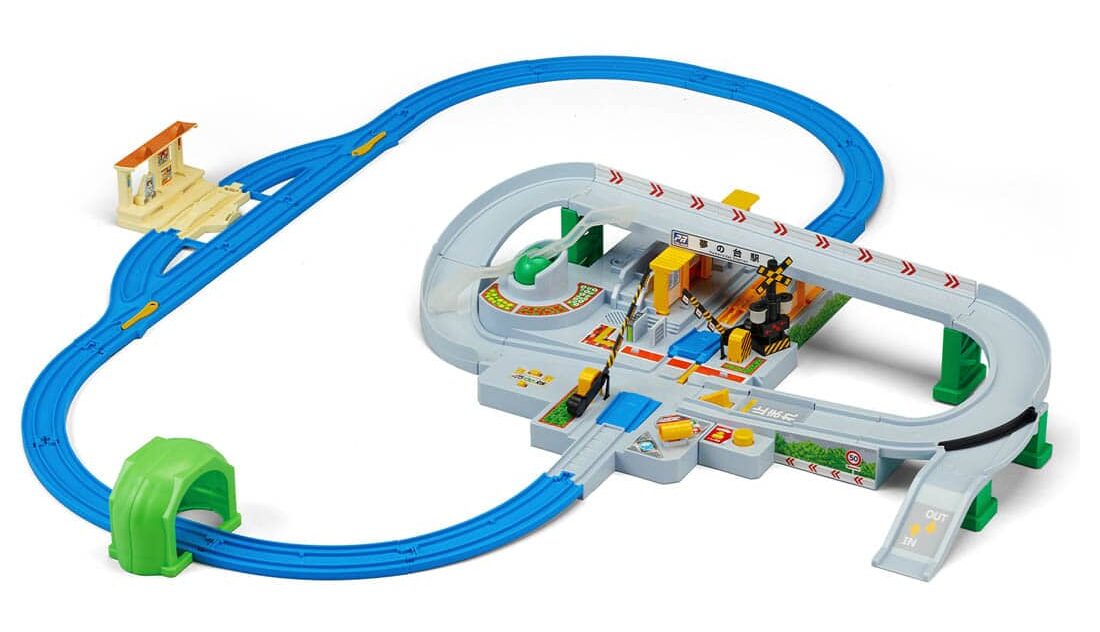 プラレール 5周年!トミカと遊ぼう!くるぞわたるぞ!カンカン踏切DX