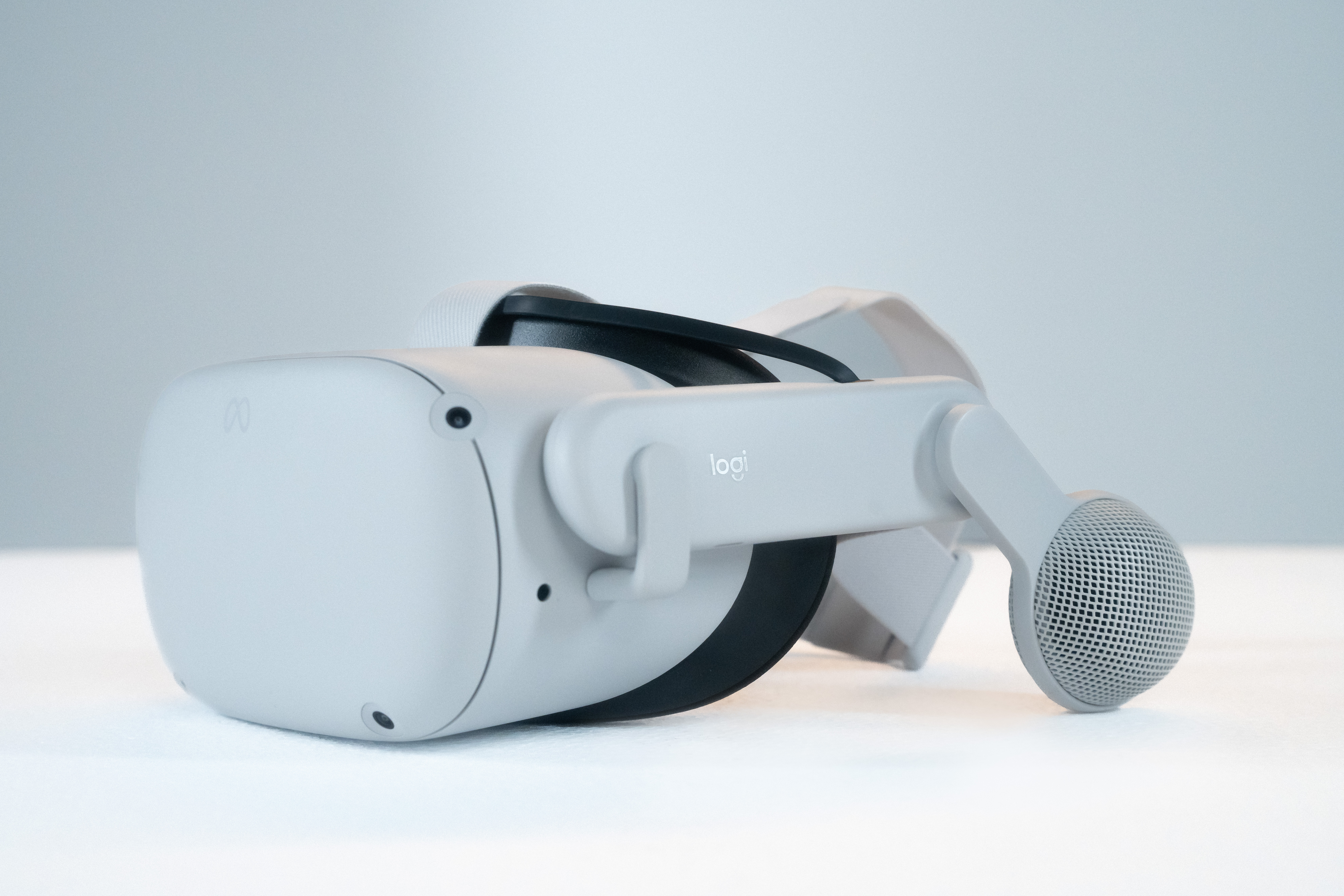 Logitech's Chorus open-back headphones slide onto the Quest 2