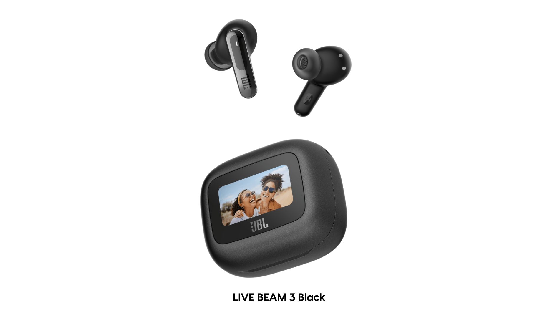 JBL's Live 3 earbuds let you change songs and view texts on its
