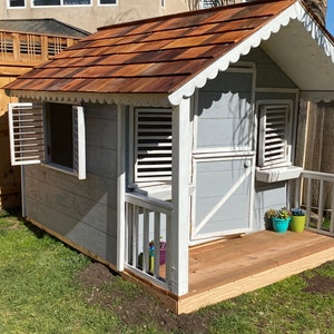 Little Alexandra Cottage with front porch | Playhouses for Kids