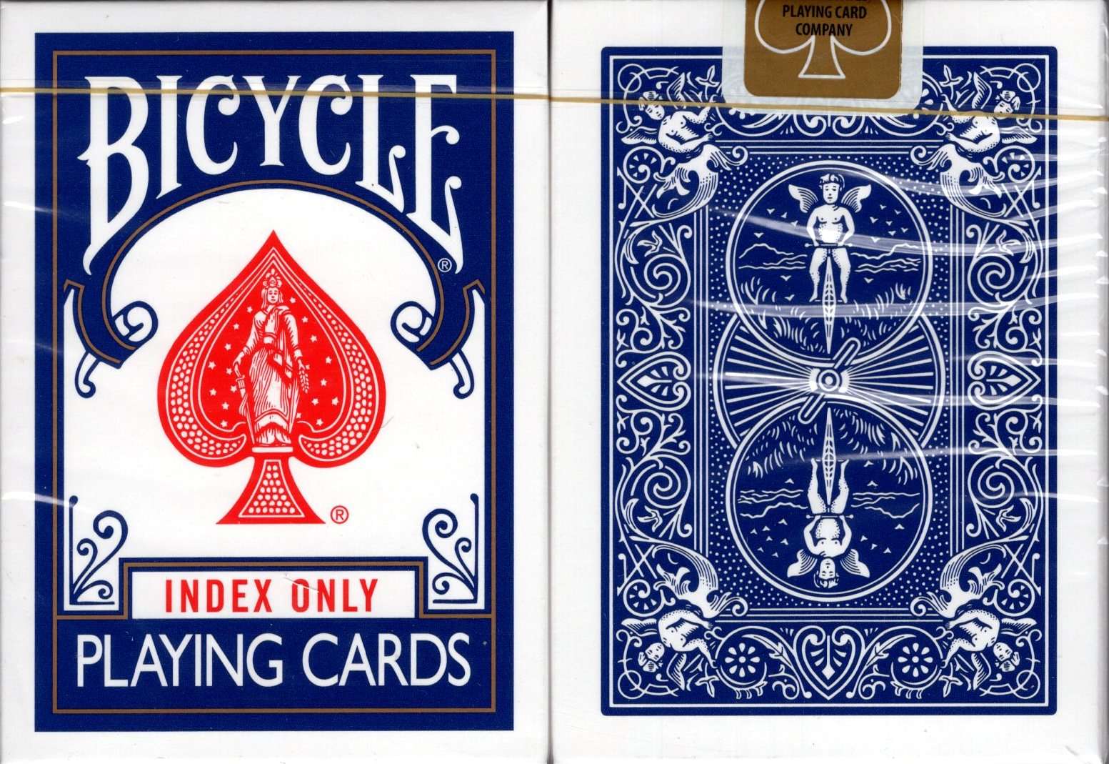Index Only Gilded Bicycle Playing Cards
