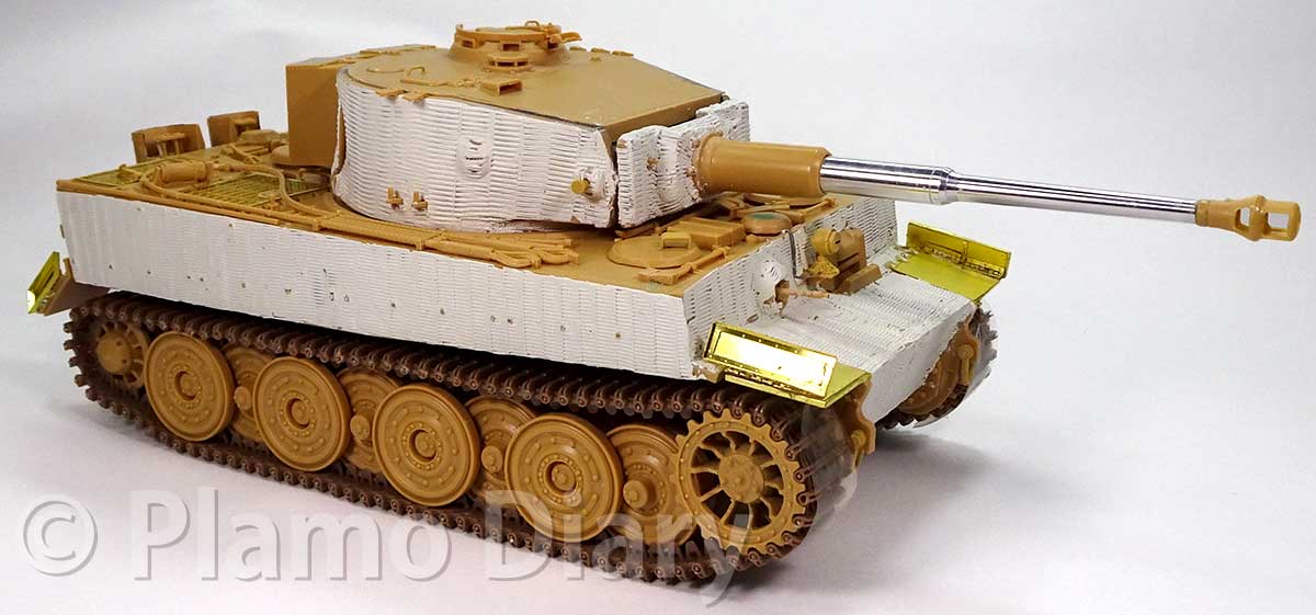 プラモ日記 » ティーガー1後期生産型鉄道輸送状態 その10 履帯の