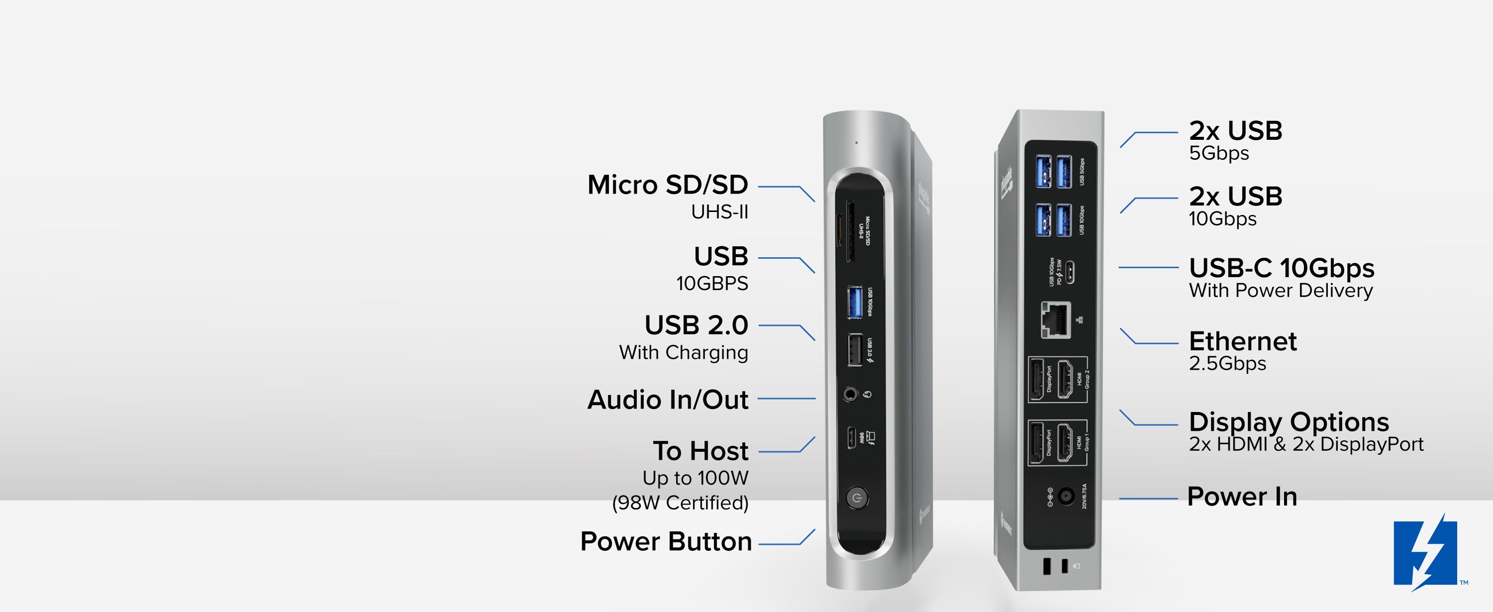 Plugable Thunderbolt™ 4 16-in-1 Docking Station for MacBook Air