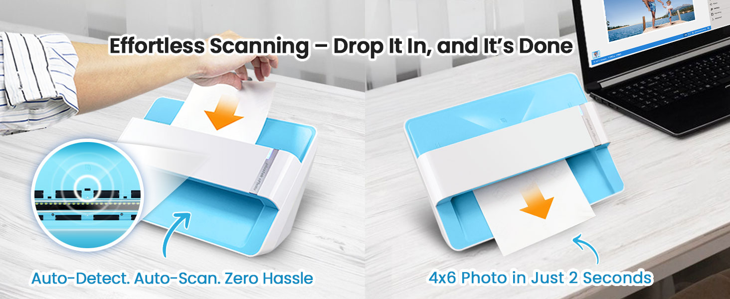 Plustek ePhoto - Ideal photo and document scanner for home office