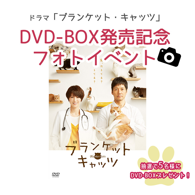 ドラマ「ブランケット・キャッツ」DVD-BOX発売記念フォトイベント当選