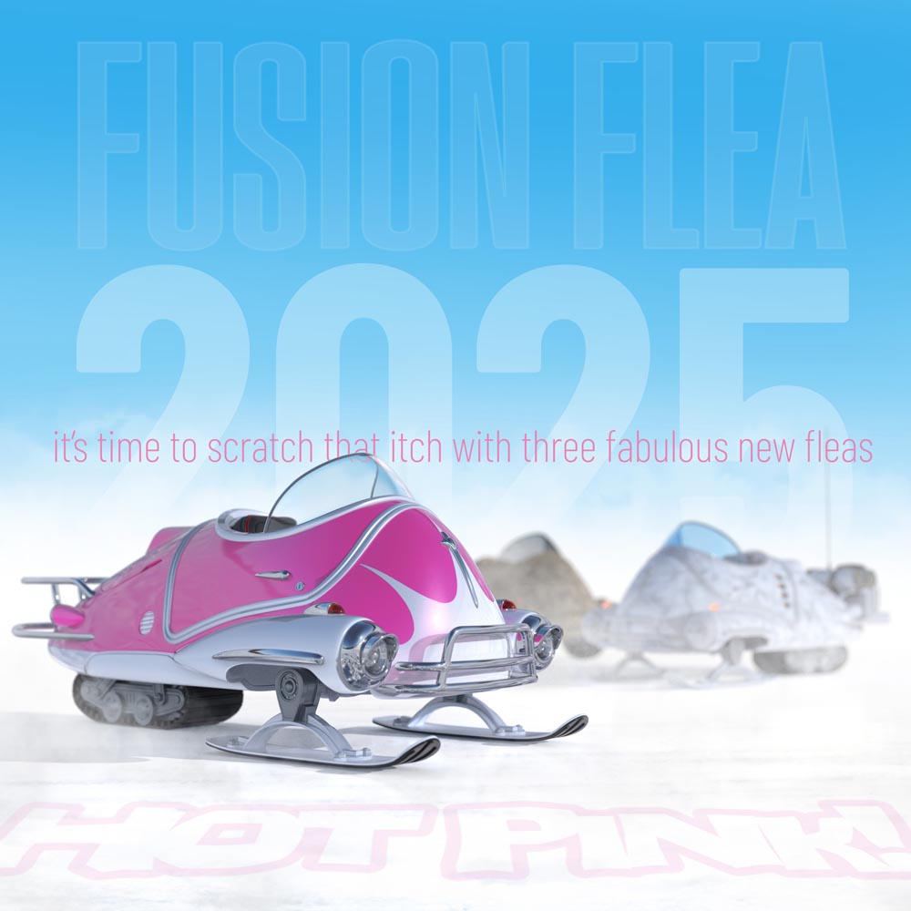 FALLOUT（フォールアウト） Hot Pink Snowtrack Flea Die-Cast Replica 1個