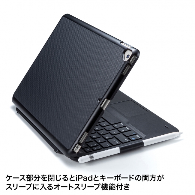 2019年版10.2インチiPad専用ケース付きのタッチパッド内蔵Bluetooth
