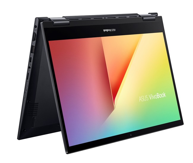 薄さ14.3mmの極薄ノートに全4色のカラフルノートと液晶が360度回転する