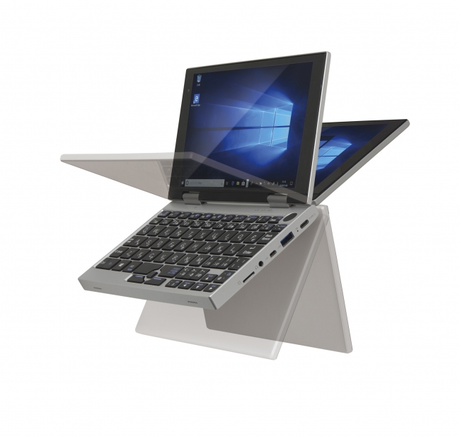 情熱価格PCシリーズに7インチUMPCが初登場 360°開くコンパクト