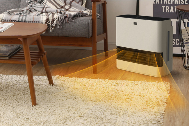 当社最大風量※1と高度の加湿機能を搭載「大風量加湿セラミックファン