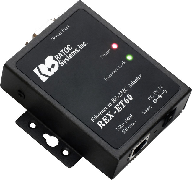 RS-232C機器をEthernet経由で制御する「REX-ET60」に新機能追加できる