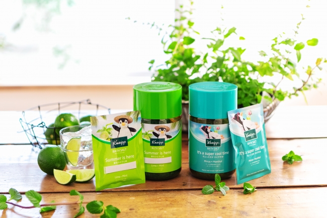 バスルームで夏開き！ クナイプ バスソルト ライムミントの香り