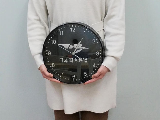 日本国有鉄道ロゴマークJNR ウォールクロック＆Tシャツを予約販売開始