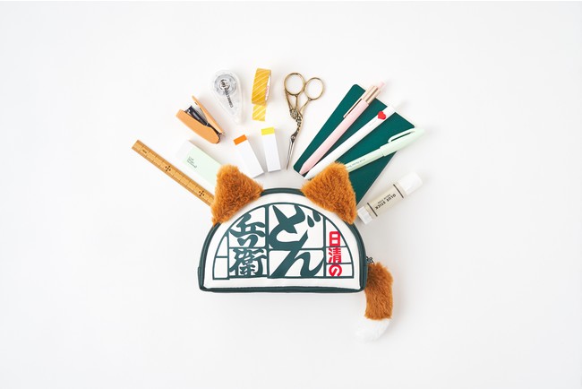 どんぎつねさん”をイメージしたポーチ登場！ 「日清のどん兵衛」45周年