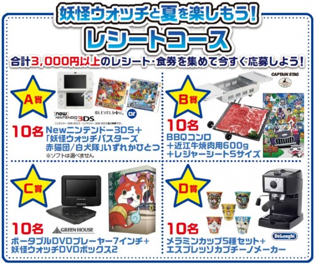 夏休み！妖怪ウォッチ！プレゼントキャンペーン』を開催！ニンテンドー