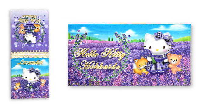 北海道限定ハローキティに新しいシリーズ登場「ラベンダーチェック