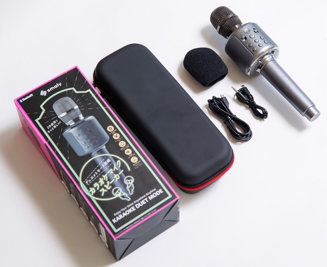 自宅やお出かけ先でカラオケが楽しめる。デュエット機能付き「カラオケ