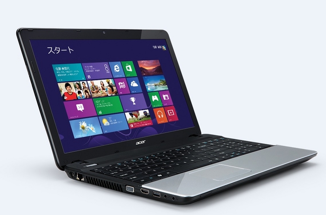 日本エイサー 初心者にも優しく使いやすい 「E1-571-H54D」「E1-531