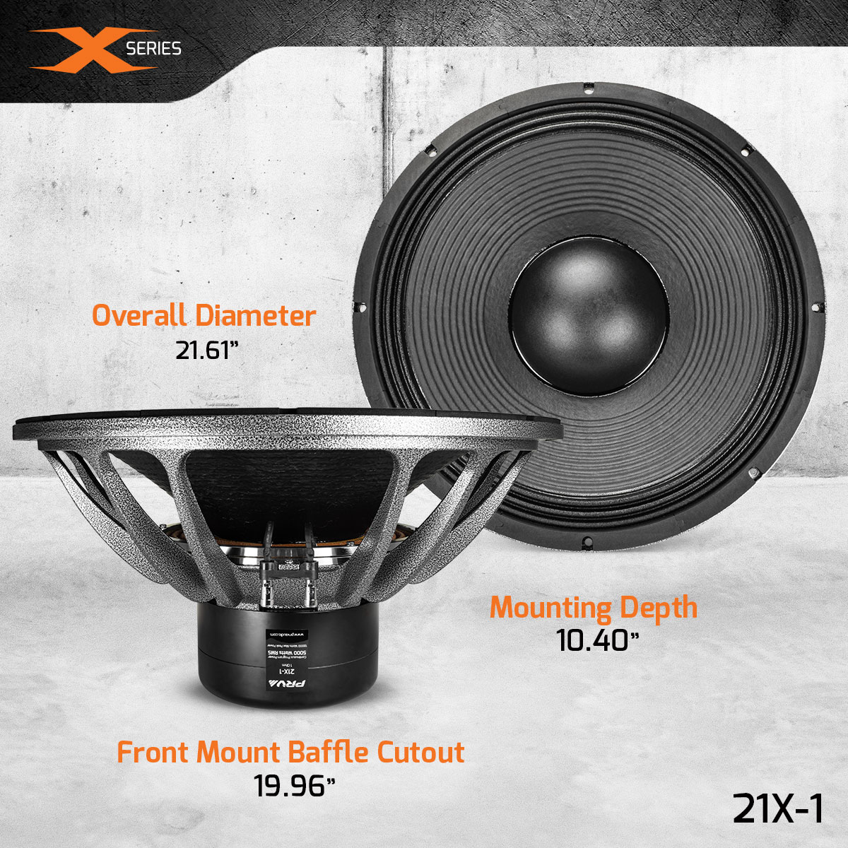 21X-1 Subwoofer - PRV Audio
