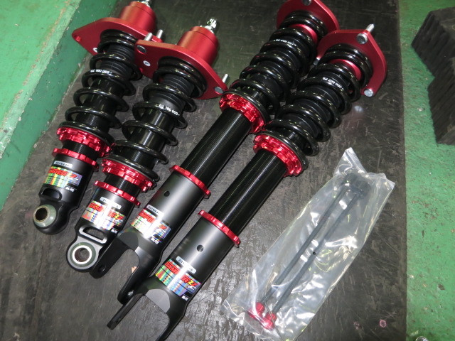 NCEC ロードスター BLITZ ZZ-R DAMPER 車高調に交換 四輪アライメント