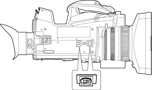 三脚の取り付け | 取扱説明書 AG-CX350 | Panasonic