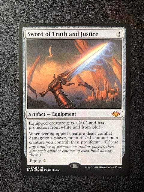 Sword of Truth and Justice - MTG Proxy Modern Horizons - Proxy King