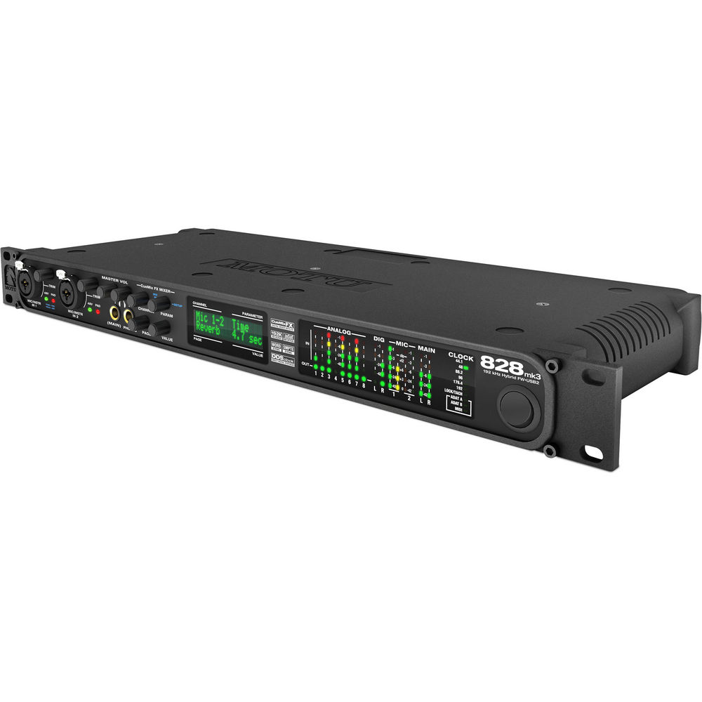 Rent MOTU 828 MK3 Hybrid Audio Interface – Crossfire Pro AV Rentals