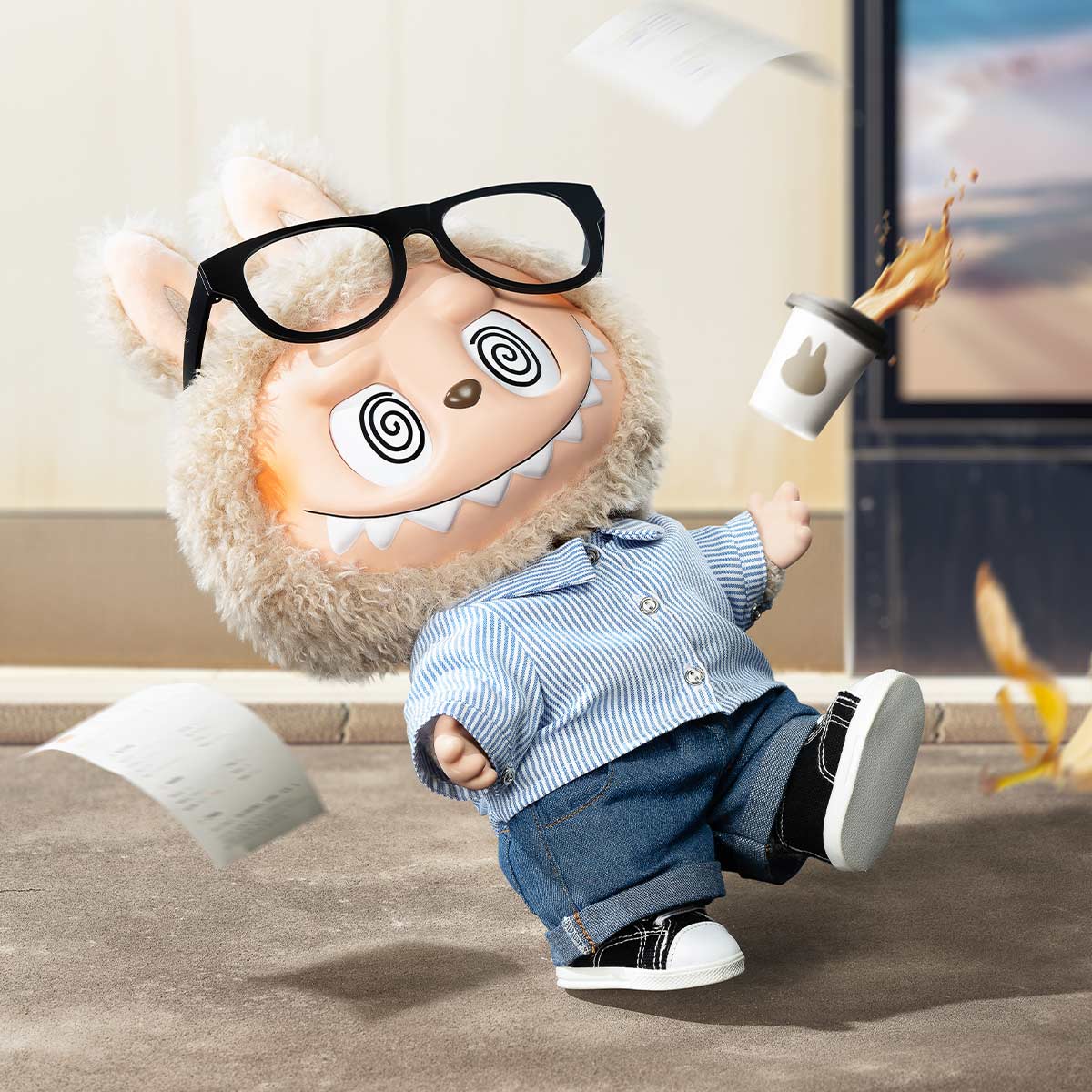 THE MONSTERS - FLIP WITH ME Vinyl Plush Doll - POP MART (Japan)