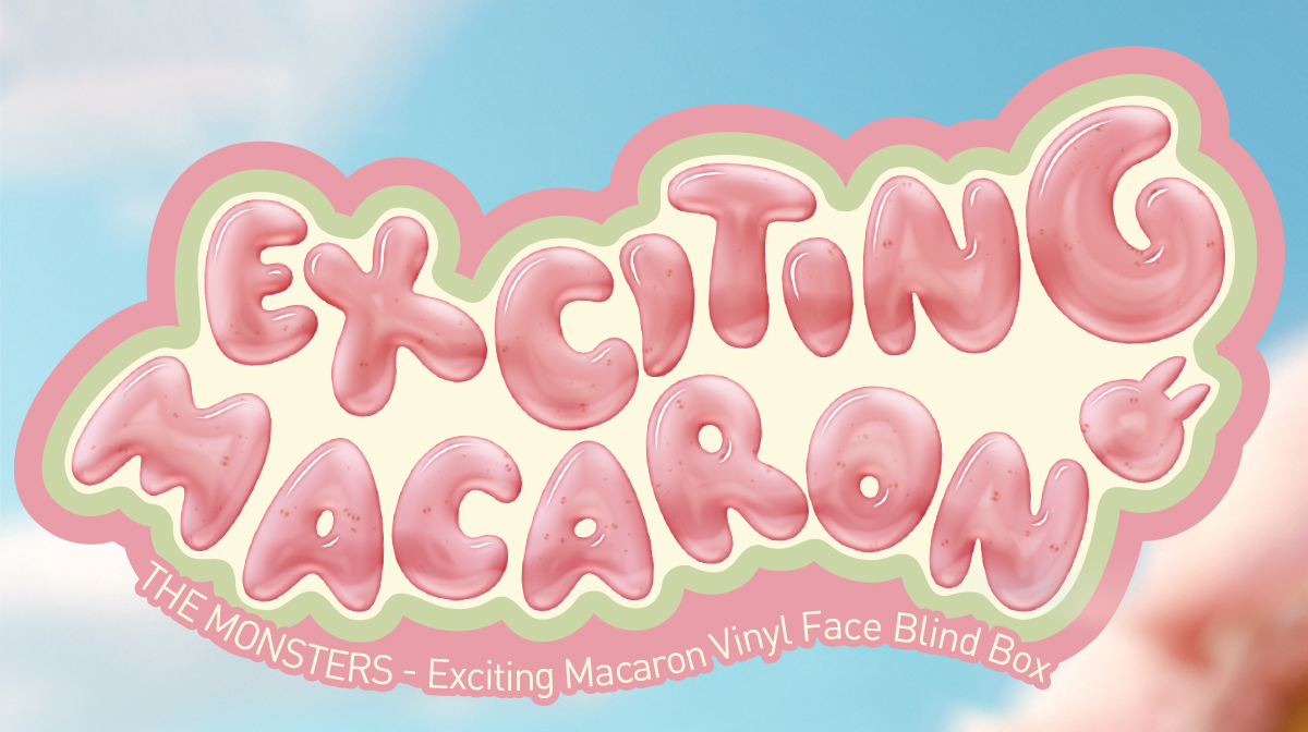 THE MONSTERS - Tasty Macarons Vinyl Face Blind Box - POP MART (Japan)