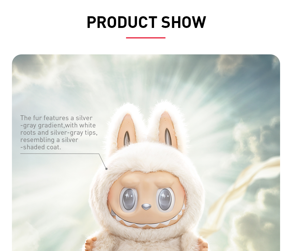 THE MONSTERS - ANGEL IN CLOUDS Vinyl Face Doll - POP MART (Japan)