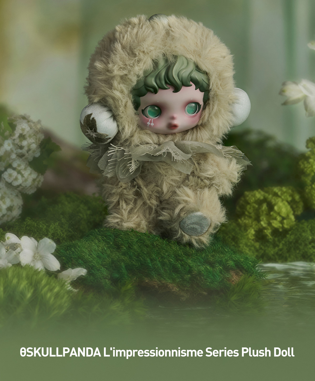 POP NOW:SKULLPANDA L'impressionnisme Series Plush Doll - POP MART