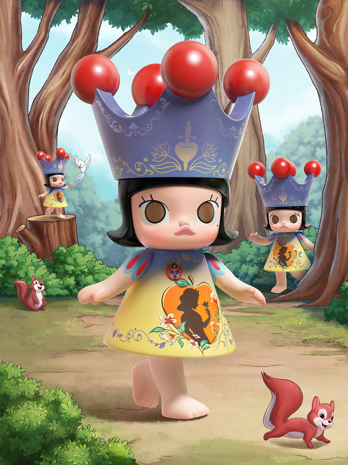 MEGA ROYAL MOLLY 1000% Snow White - POP MART (Japan)