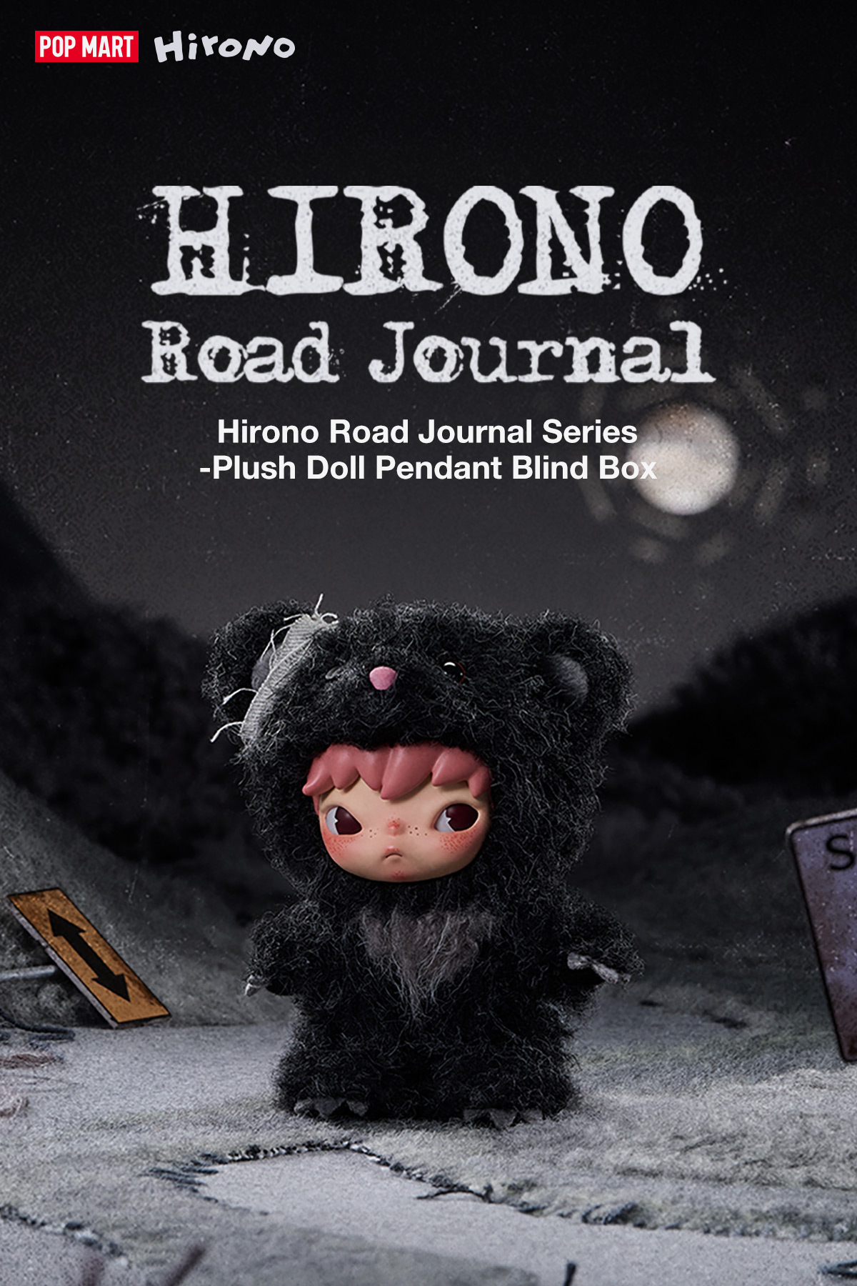 POP NOW:Hirono Road Journal Series-Plush Doll Pendant Blind Box