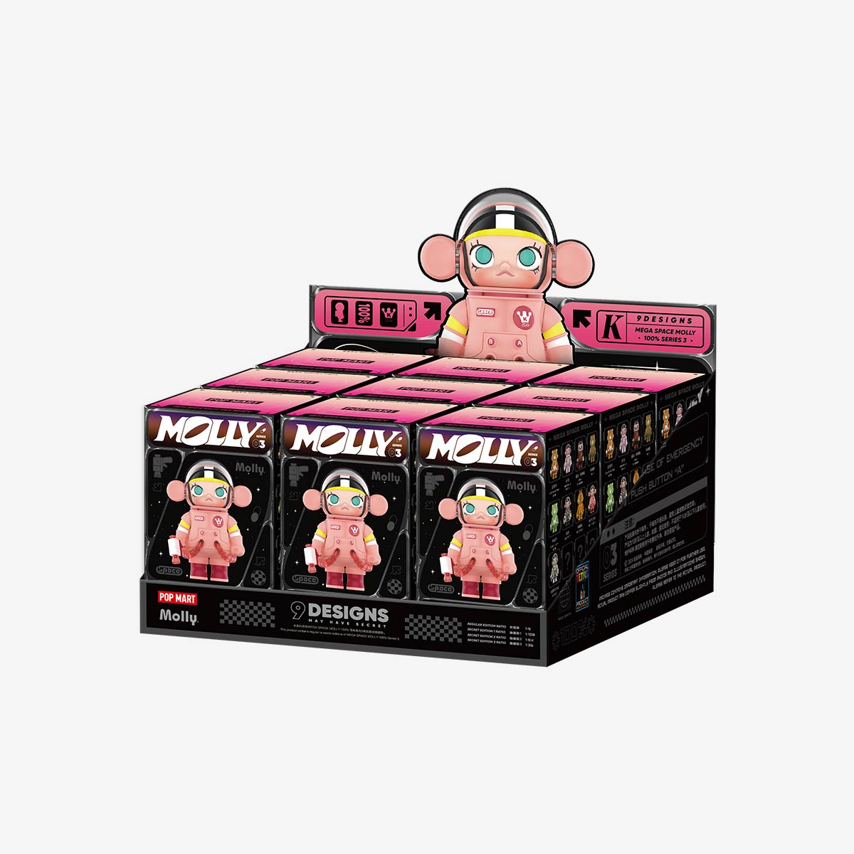 MEGA SPACE MOLLY 100% Series 3 | All MEGA - POP MART (United States)