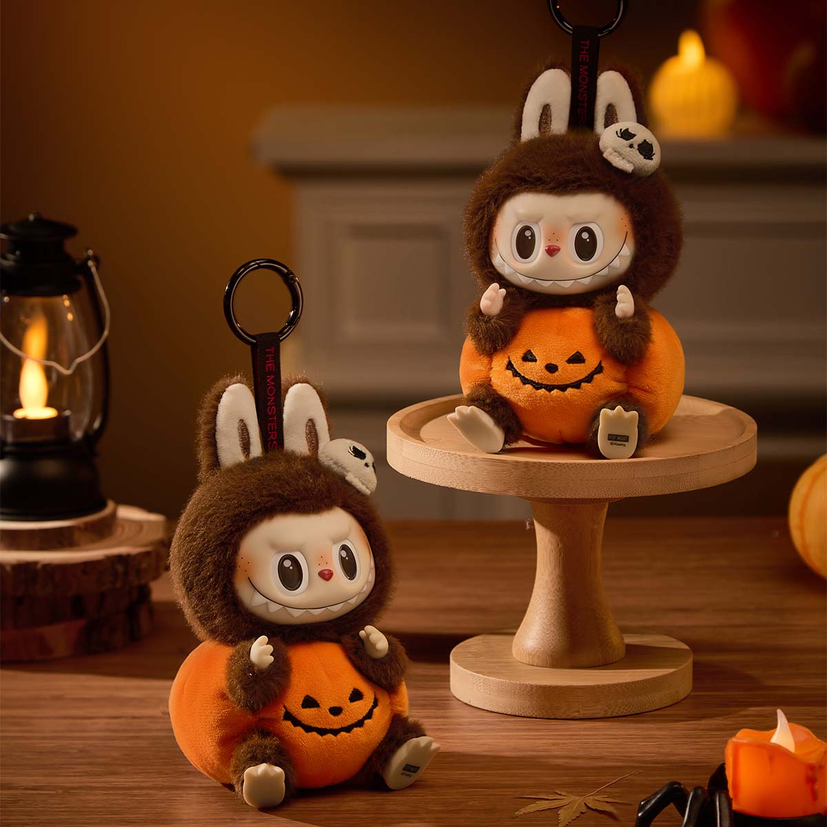 Happy Halloween Party SeLAries-Sitting Pumpkin Vinyl Plush Pendant