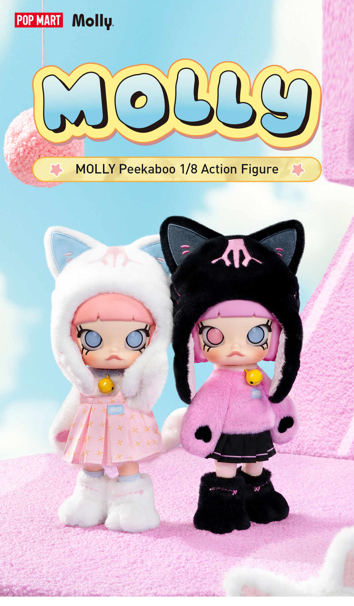 MOLLY Peekaboo 1/8 Action Figure - POP MART (United States)