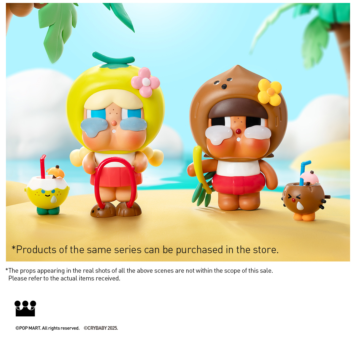 Crybaby Coconut Figure-Green - POP MART (United States)