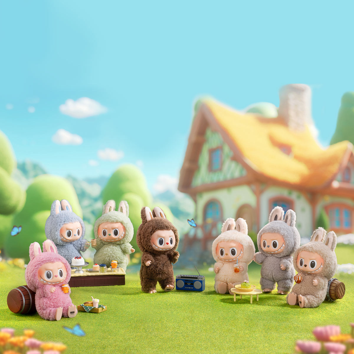 THE MONSTERS - Tasty Macarons Vinyl Face Blind Box | Blind Box