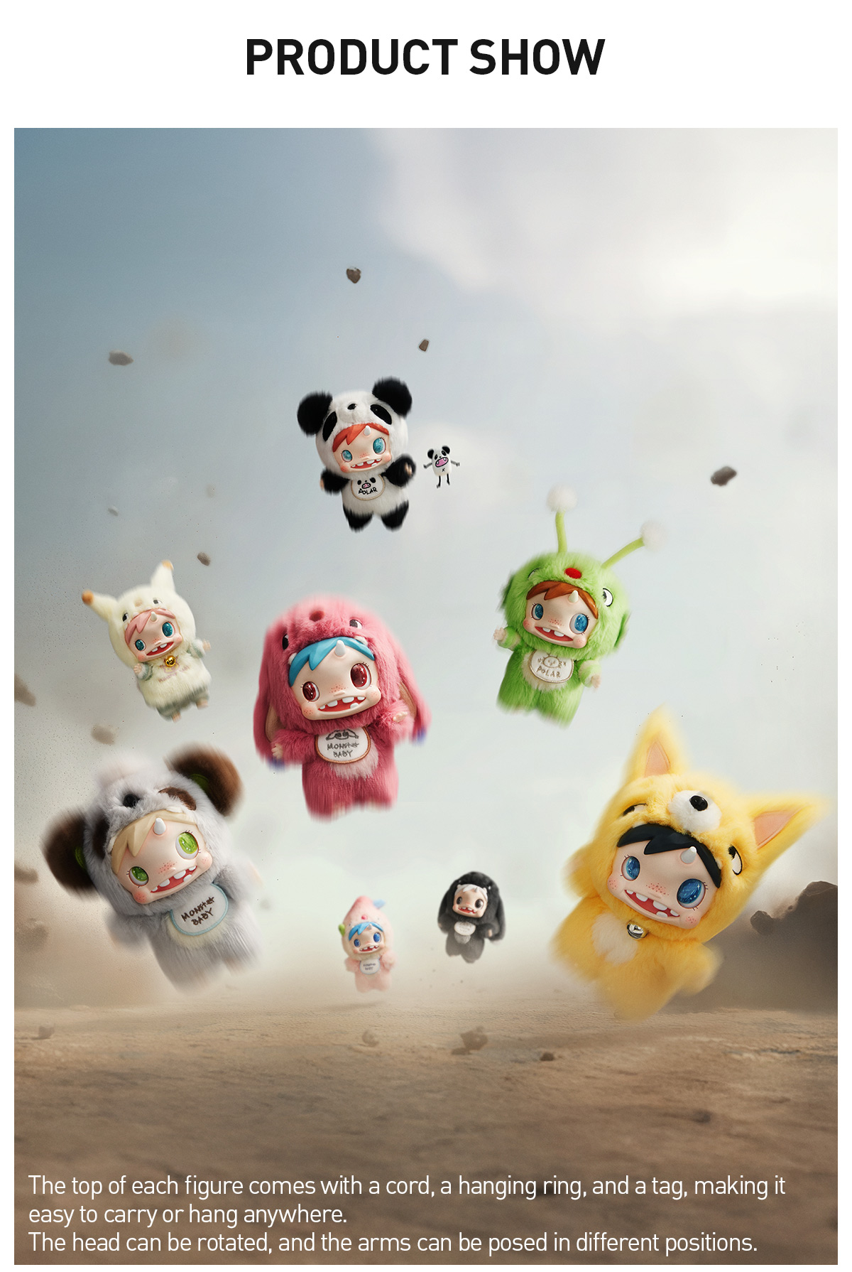 POLAR-BABY COLLECTION SERIES PLUSH PENDANT VER.1 HOT CUTE TOY GIFT