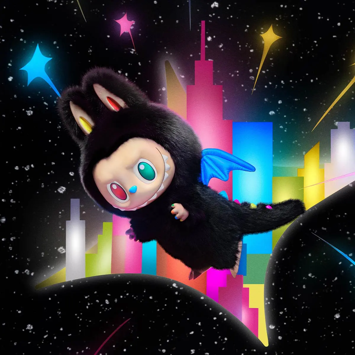 THE MONSTERS 10th Anniversary Series-ZIMOMO Vinyl Plush Doll - POP