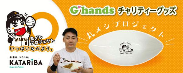 丸メシプロジェクト」チャリティーグッズ第2弾 「丸メシカレー皿」を