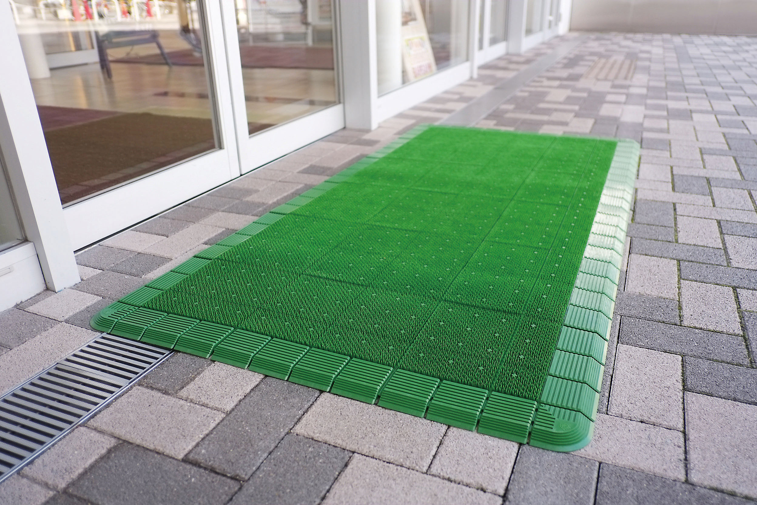 山崎産業株式会社｜エバックハイローリングマットDX（＃18）グリーン