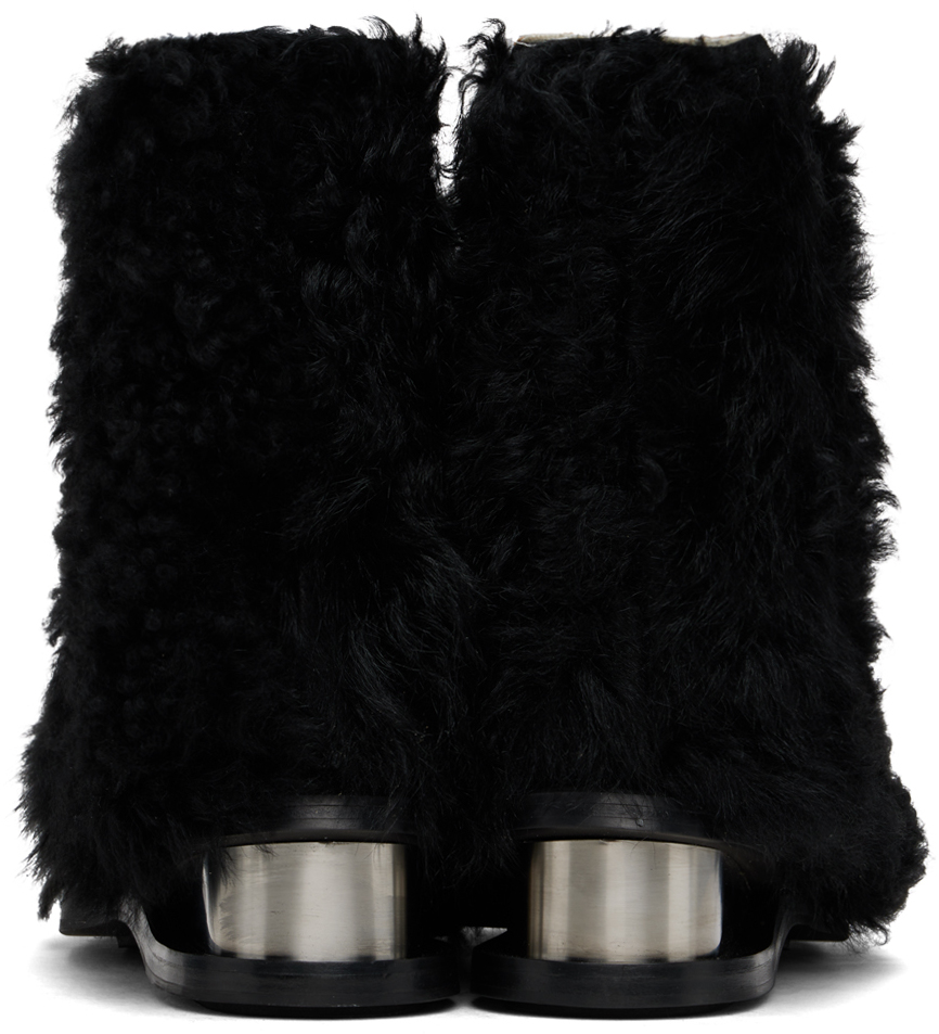 EGONlab - Black Stun Shearling Boots
